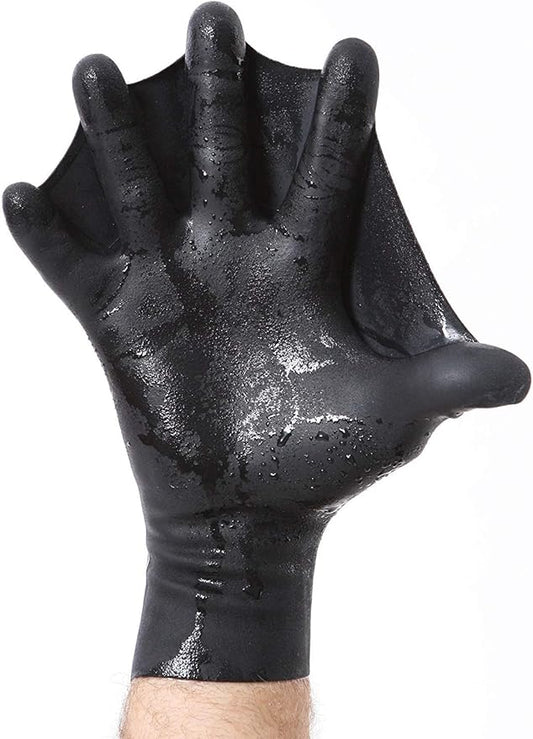 DarkFin Webbed Power Swimming Gloves