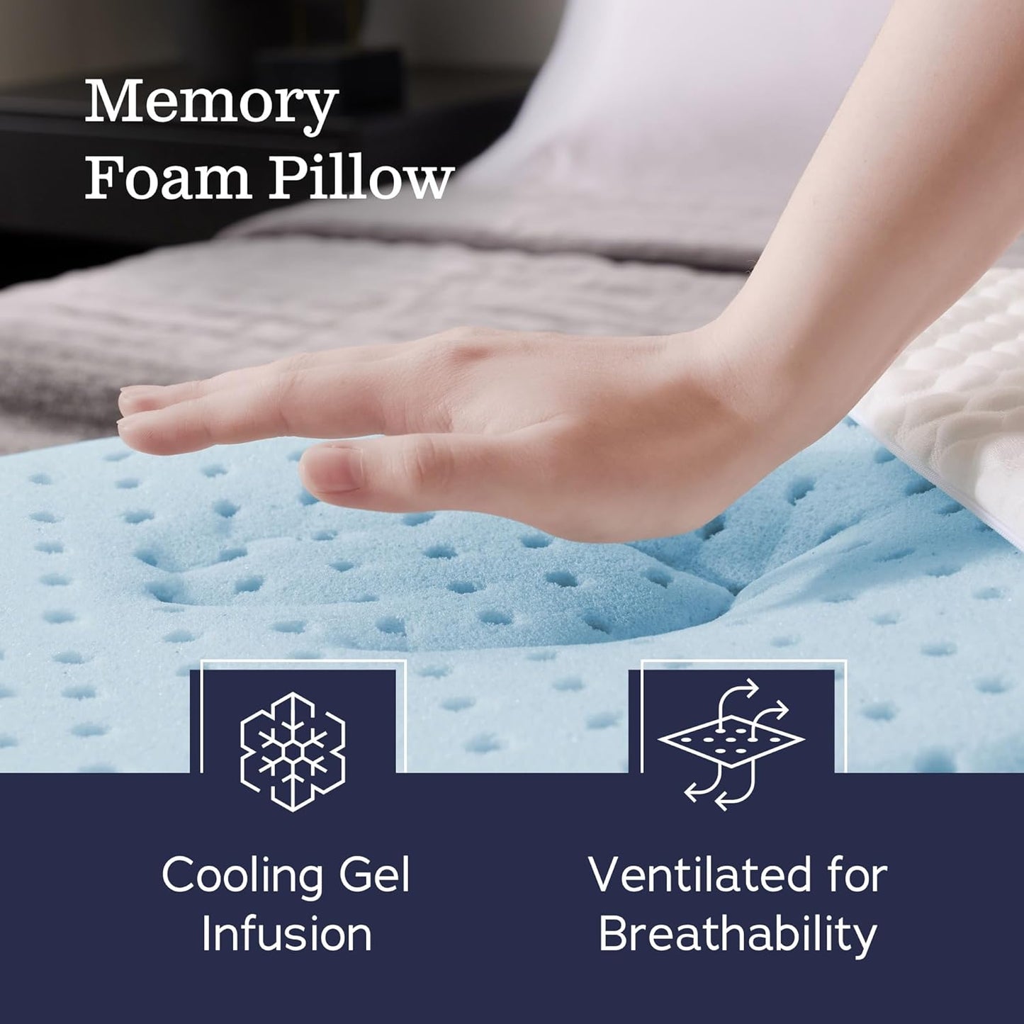 Gel Memory Foam Pillow